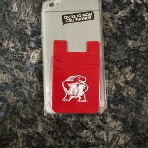 Univ of Maryland Red Phone Card Holder